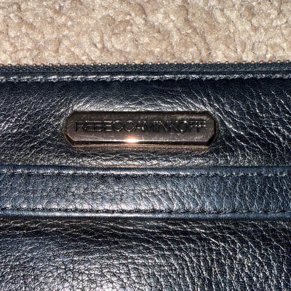 Rebecca Minkoff Black Crossbody Bag with Gold Chain - Picture 2 of 6